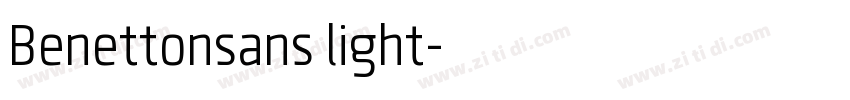 Benettonsans light字体转换